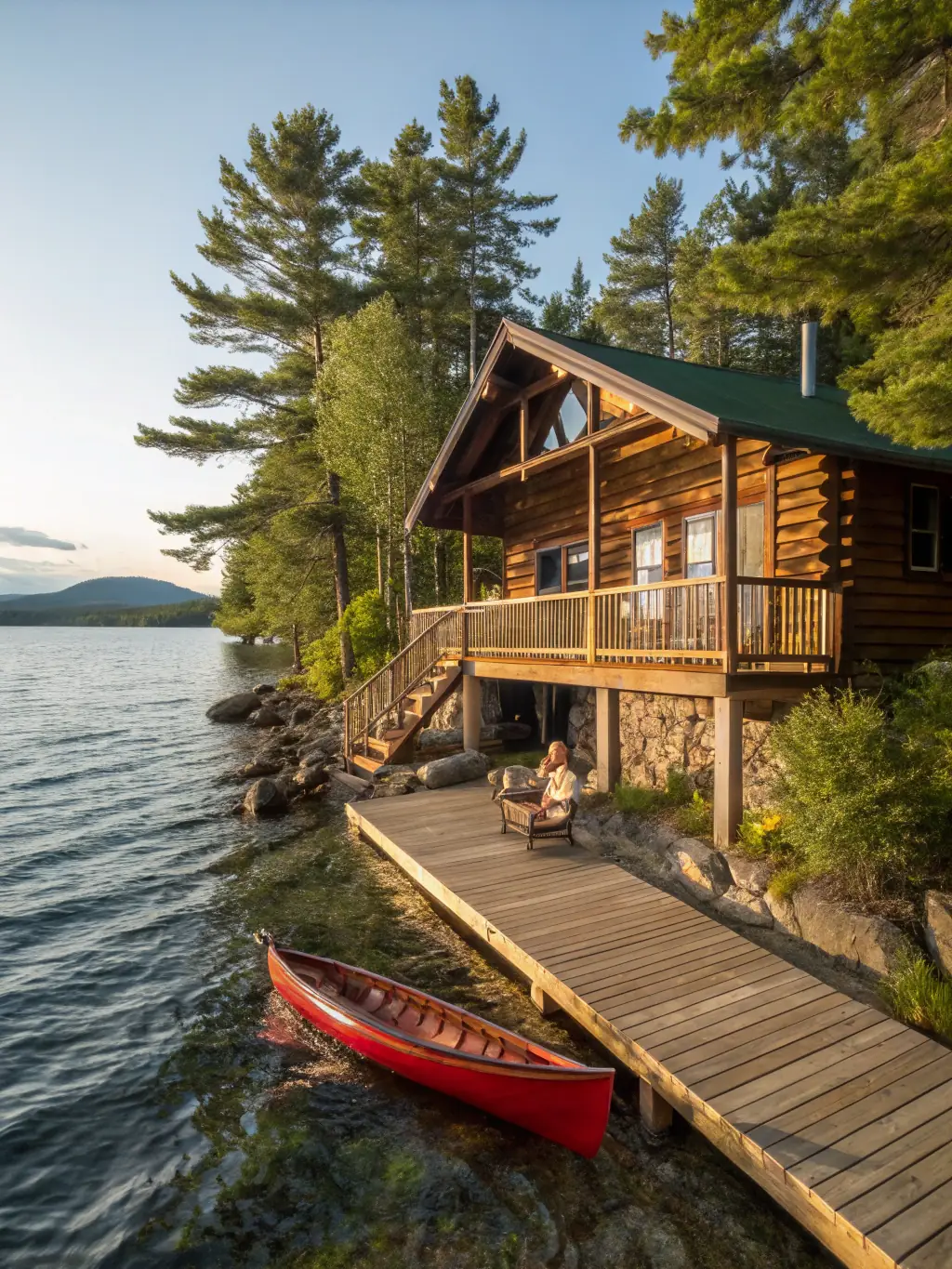 A picturesque image of a lakeside cottage in Muskoka, Ontario, highlighting recreational property investment opportunities.